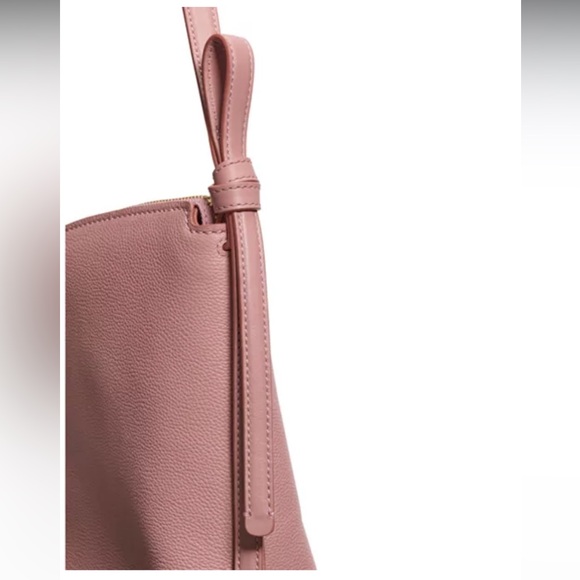 KATE SPADE NEW YORK Loop Large Pebbled Leather Shoulder Bag, Dust Rose NWT - Picture 5 of 5